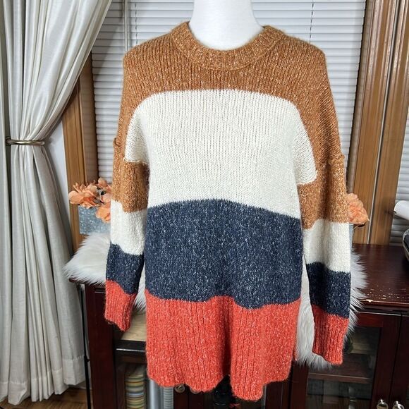 Madewell Striped Baxter Sweater Tunic Size XS - Picture 2 of 8